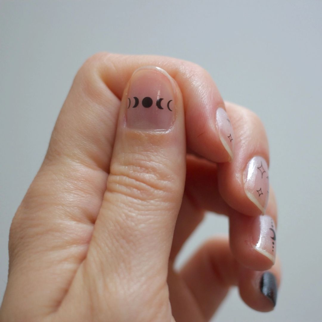 Nail Tattoo Sternenhimmel