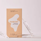 Fascent Radical Softness Eau de Parfum – 3x20ml refill vials, beige box, white background – perfume