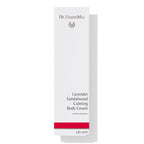 Dr. Hauschka Lavendel Sandelholz Körperbalsam – weißes Karton 145ml, roter Streifen, weißer Hintergrund – Körperpflege