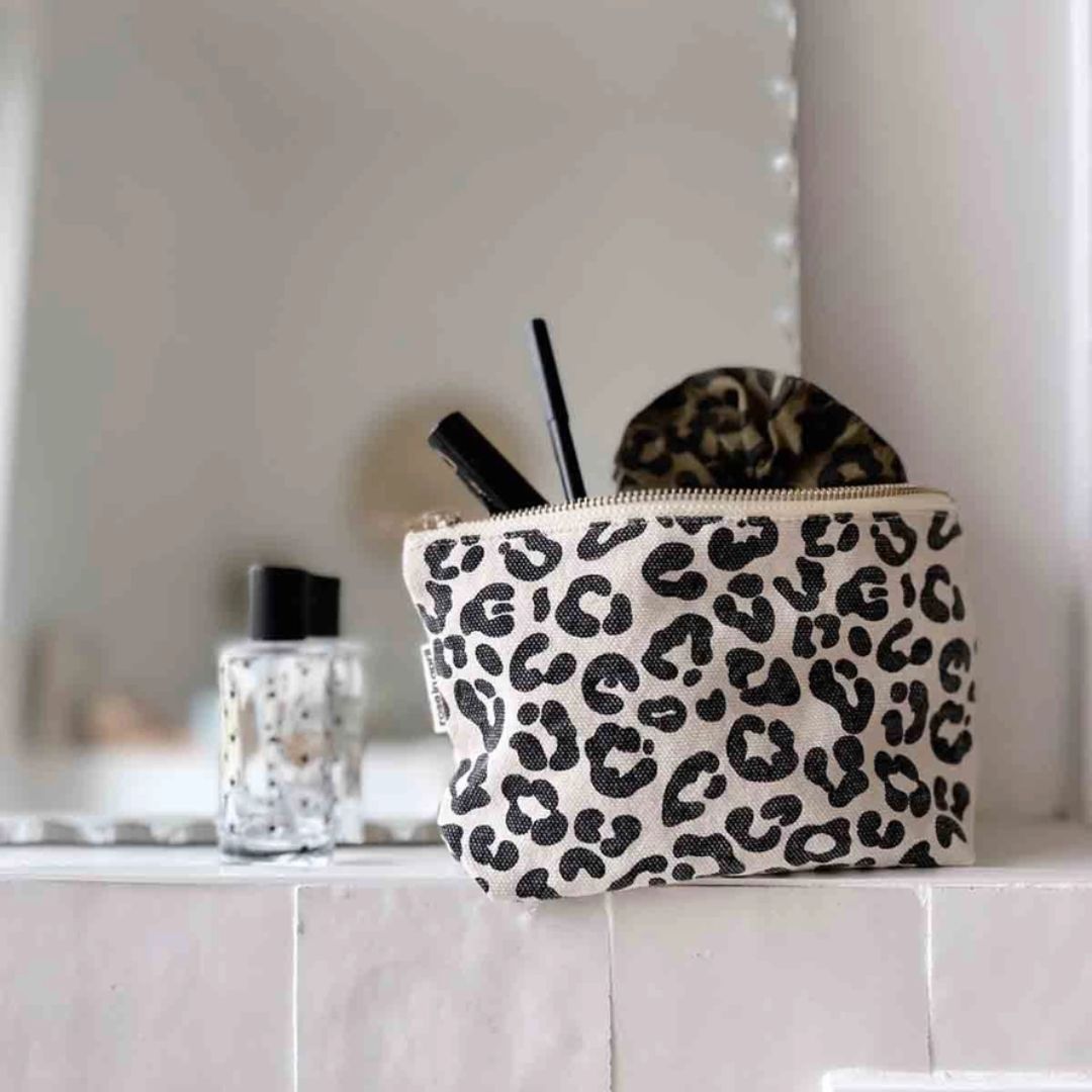 Sofia Pouch Graou Greige Leoprint