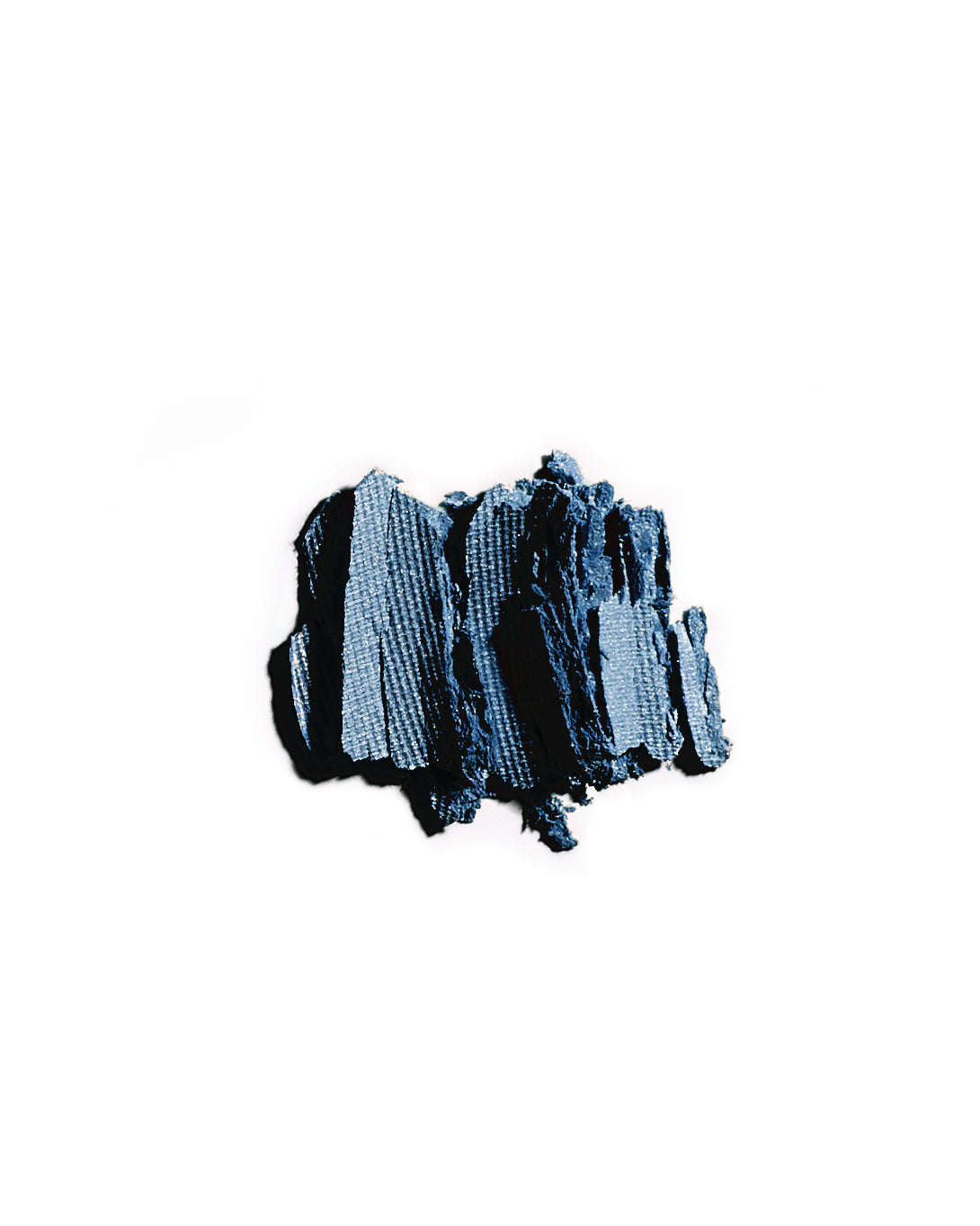 Eye Shadow Blue Wonder Refill – blauer Lidschatten-Swatch auf weißem Hintergrund – Augen-Make-up