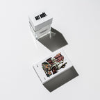 German Angst Parfum – klares Glasfläschchen mit weißem Deckel, 50ml, weißer Hintergrund – Parfüm