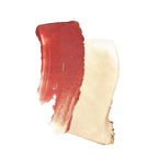 Flush & Glow Duo Vibrant Ray Refill – red and gold swatch on white background – face care