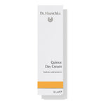 Dr. Hauschka Quitten Tagescreme – weiße Tube 30ml, orangefarbener Streifen, weißer Hintergrund – Hautpflege