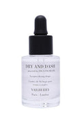 Nailberry Dry & Dash Inca Inchi Oil in einer klaren Glasflasche mit schwarzer Pipette, Nagelpflege