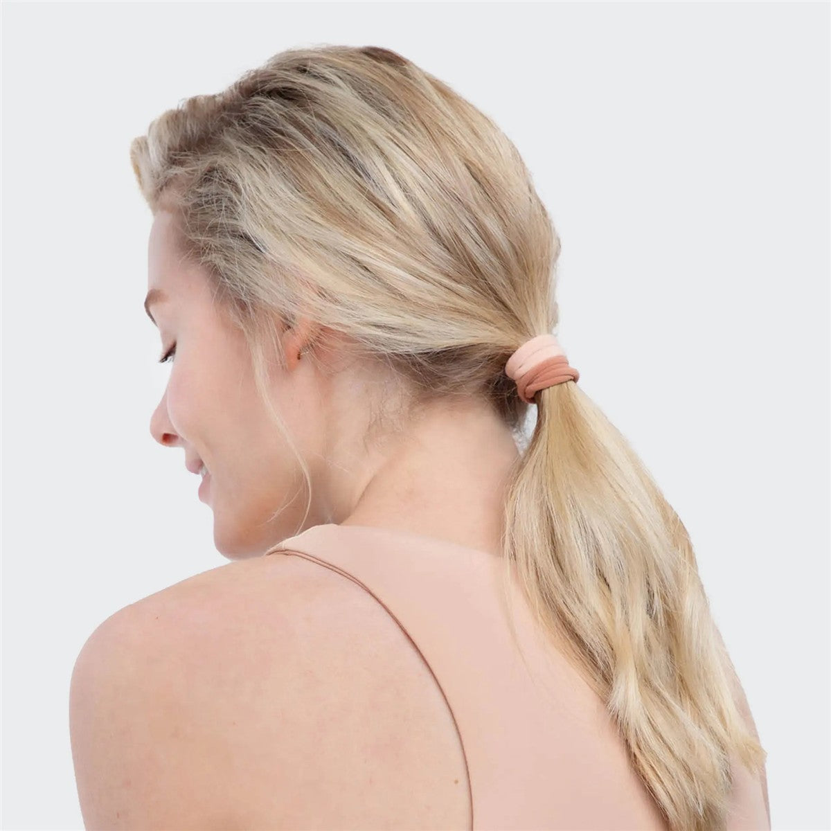 Hair Elastics Blush