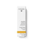 Dr. Hauschka Gesichtstonikum – weißes Karton 10ml, goldener Streifen, weißer Hintergrund – Hautpflege