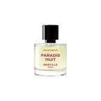 Paradis Nuit Eau de Parfum – klares Glasfläschchen 15ml, schwarzer Sprühkopf, weißer Hintergrund – Parfüm
