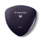 Dr. Hauschka Blush – dunkelviolette Dose mit silbernem Rand, weißem Hintergrund – Gesichtsrouge