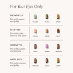 Eye Stylus Matte – matte Augenstifte in verschiedenen Farben, cremefarbener Hintergrund – Augen-Make-up