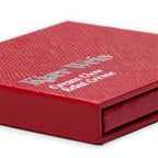 Kjaer Weis Cream Glow – red textured box with silver lettering, white background – skin care