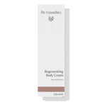 Dr. Hauschka Regenerating Body Cream – white tube 150ml, brown stripe, white background – body care
