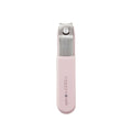 Kobako Nails Nail Clippers – pink case, curved blade, white background – nail care