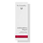 Dr. Hauschka Schlehenblüten Pflegeöl – white cardboard packaging with red stripe, white background – body care