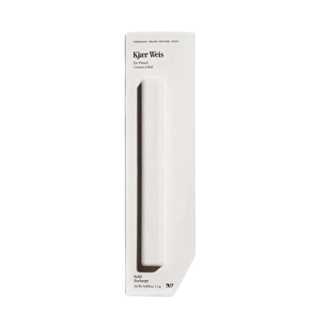 Kjaer Weis Eye Pencil Refill – weißes Karton-Etui, 1.1 g, blauer Stift, weißer Hintergrund – Augen-Make-up