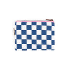 Porte-monnaie Marie Check Blue/ecru
