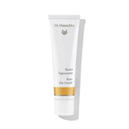 Dr. Hauschka Rosen Tagescreme – weiße Tube mit goldener Linie, weißem Deckel, weißem Hintergrund – Hautpflege