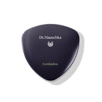 Dr. Hauschka Lidschatten 04 Verdelite – dunkelgrauer Dreieckstiegel, weißer Hintergrund – Augenmake-up