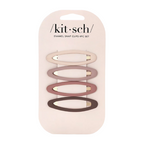 Enamel Snap Clips Set Terracotta