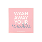 Wash away your troubles Geschenkseife