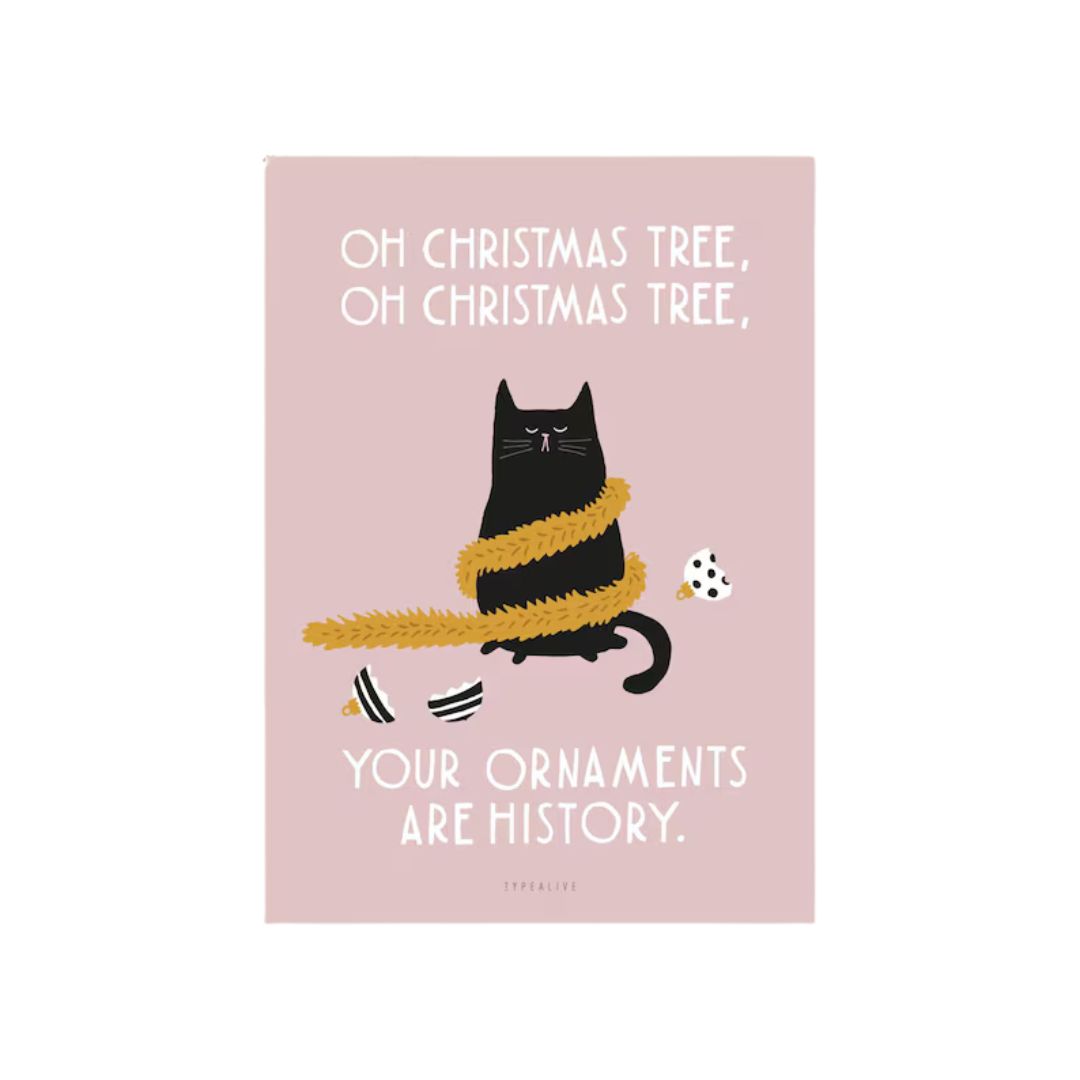 Postkarte Oh Christmas Tree