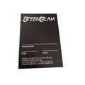 Greenglam Gift Voucher – black rectangle with white text, individual price, white background – beauty gift