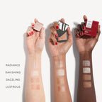 Fenty Beauty Cream Bronzer Lustrous – quadratische Dose, schwarz-weißes Design, 15ml, weißer Hintergrund – Make-up