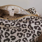 Vic Pouch Canvas Graou Greige Leoprint