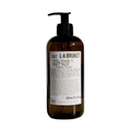 L:A BRUKET No. 242 Hand & Body Wash Fläder – braune Flasche 450ml mit Pumpverschluss, weißem Etikett und weißem Hintergrund – Hautpflege