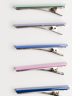 Hairclips in Mulberry
