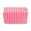 Vic Pouch Canvas Stripes Pecan/strawberry