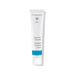 Dr. Hauschka MED Akutcreme Potentilla – weiße Tube mit blauem Streifen, weißem Deckel, weißem Hintergrund – Hautpflege