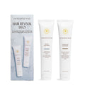 INNERSSENSE Hair Revival Duo – weiße Tubes 177ml, weißer Verschluss, hellblauer Hintergrund – Haarpflege