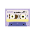 Postkarte Audio Birthday Mix