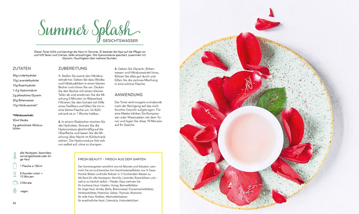 Den Sommer - Naturkosmetik selbst gemacht