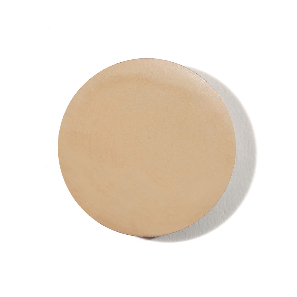 Wow Brow Augenbrauenpomade Nachfüllung Hell – runder, cremefarbener Refill auf weißem Hintergrund – Augenbrauenstyling