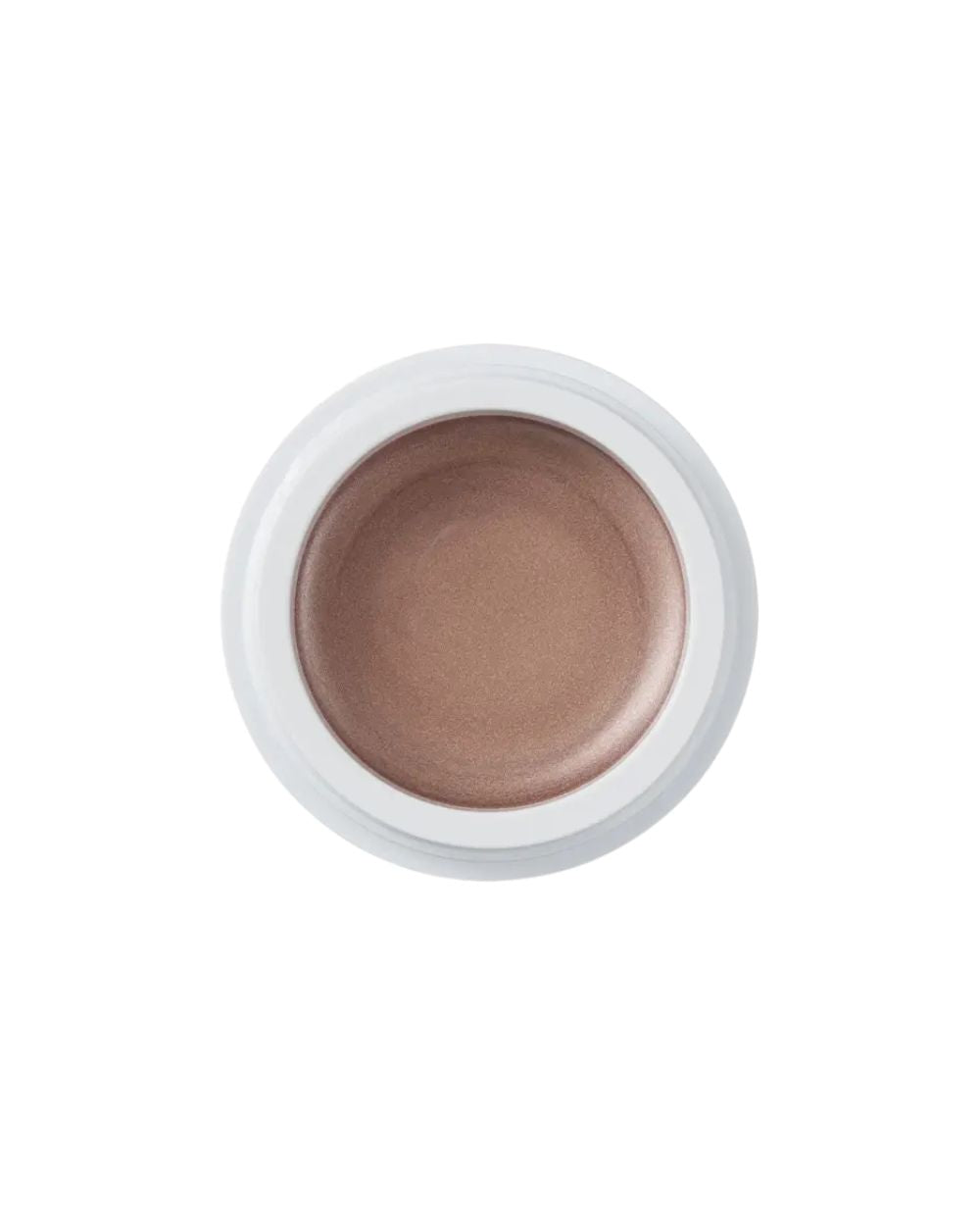 Bronzelighter Roseate – roségoldener Highlighter in weißem Tiegel, weißer Hintergrund – Gesichtshighlighter