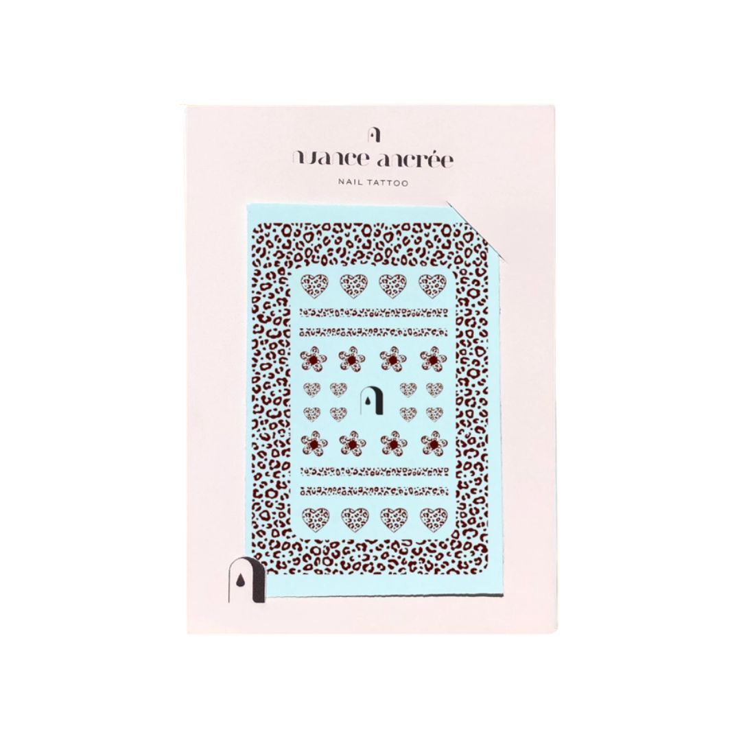 Nail Tattoo Leopardenmuster