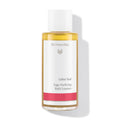 Dr. Hauschka Salbei Bad – durchsichtige Flasche mit weißem Deckel, rotem Streifen, weißem Hintergrund – Badezusatz