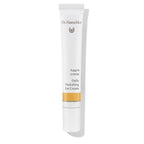 Dr. Hauschka Augencreme – weiße Tube mit weißem Deckel, orangefarbener Akzentstreifen, weißem Hintergrund – Augenpflege