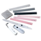 KOBako nails Nail File Oval No.3 – translucent plastic, gray-white, white background – nail care