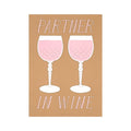 Postkarte Partner in Wine