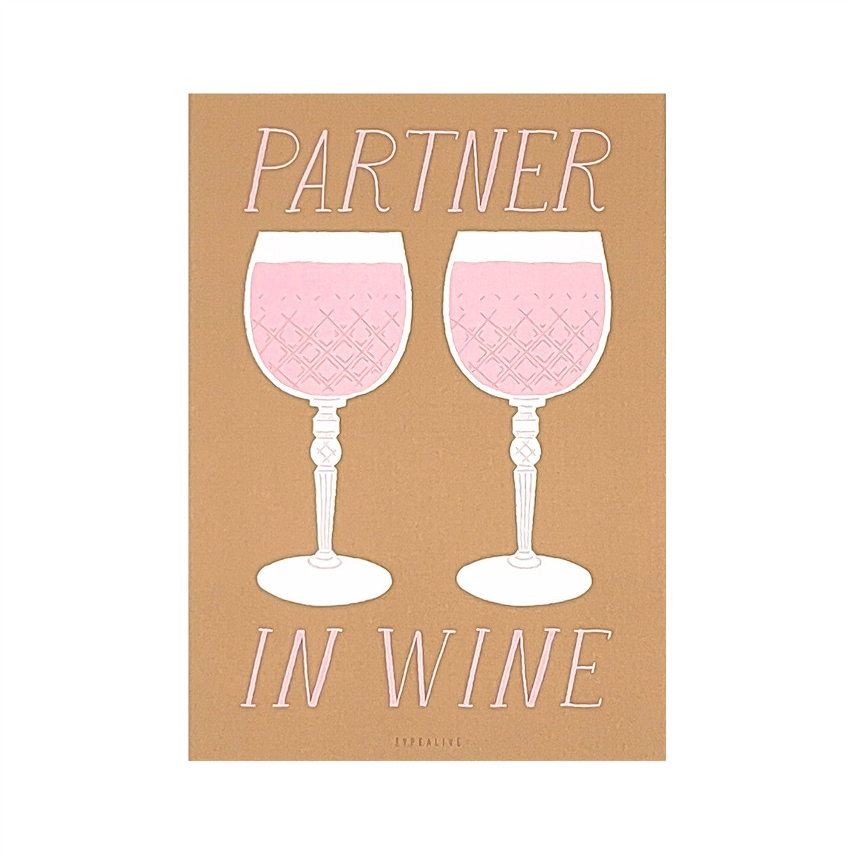 Postkarte Partner in Wine