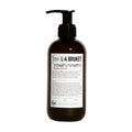 L:A BRUKET No. 230 Shampoo Birch – brown bottle with pump, 240 ml, white label and background – hair care
