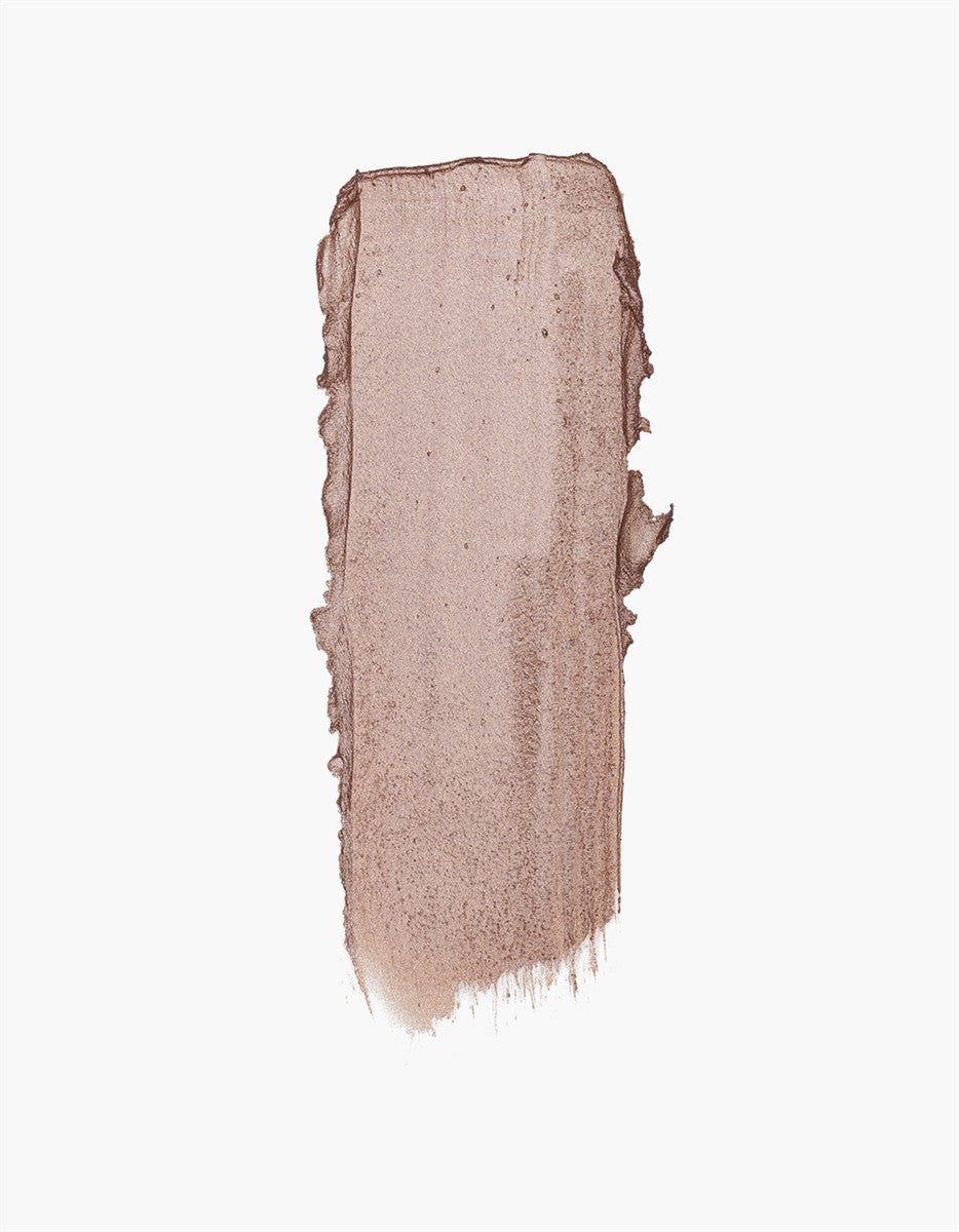 Bronzelighter Roseate – roséfarbener Bronzer-Swatch auf weißem Hintergrund – Gesichtsbräune