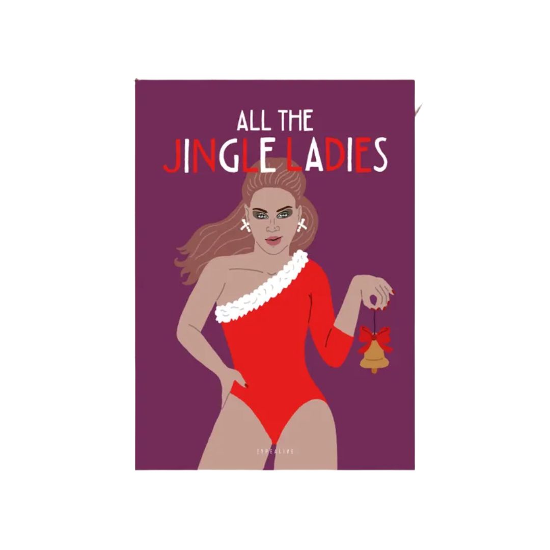 Postkarte All the Jingle Ladies