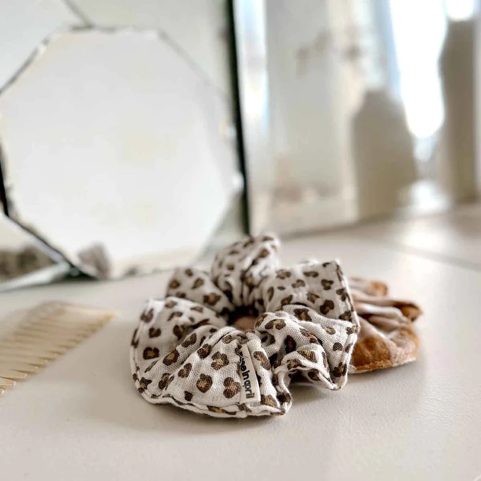 Scrunchie Mini-graou Greige