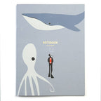 Dive, Whale and Octopus Notebook