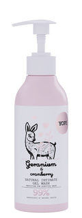 Natural Intimate Gel Wash Geranium & Cranberry