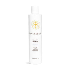 Innersense Clarity Hairbath – weißes Flasche 295ml, weißer Deckel, weißer Hintergrund – Haarpflege
